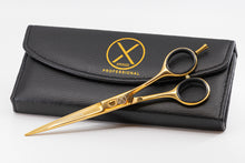 Load image into Gallery viewer, XPERSIS PRO 7" Golden German Made Barber Hair Cutting Shear
