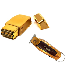 Load image into Gallery viewer, XPERSIS PRO Foil Shaver And Cordless Trimmer Combo Gold