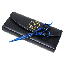 Load image into Gallery viewer, XPERSIS PRO 7″ Blue German Made Barber Hair Cutting Shear