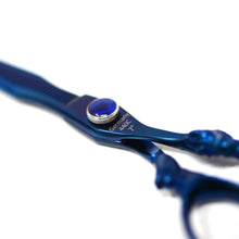 Load image into Gallery viewer, XPERSIS PRO 7″ Blue German Made Barber Thinning Shear