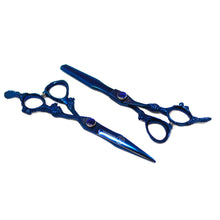 Load image into Gallery viewer, XPERSIS PRO 7" Blue German Made Barber Shear Set