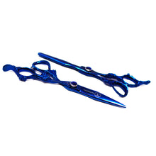 Load image into Gallery viewer, XPERSIS PRO 7" Blue German Made Barber Shear Set