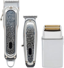 Load image into Gallery viewer, XPERSIS PRO Silver Barber Combo &amp; Foil Shaver
