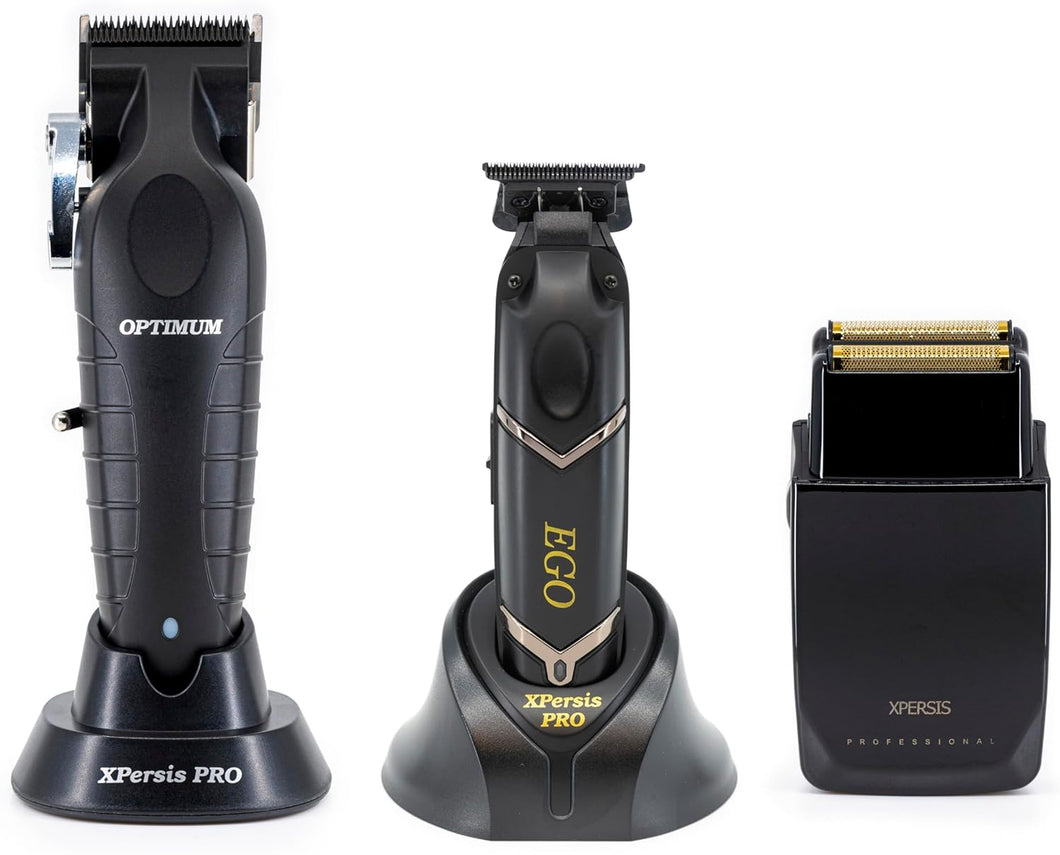 XPERSIS PRO Optimum Cordless Barber Combo Set Black