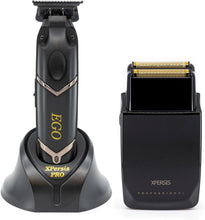Load image into Gallery viewer, XPERSIS PRO Ego Cordless Hair Trimmer And Foil Shaver Combo Black

