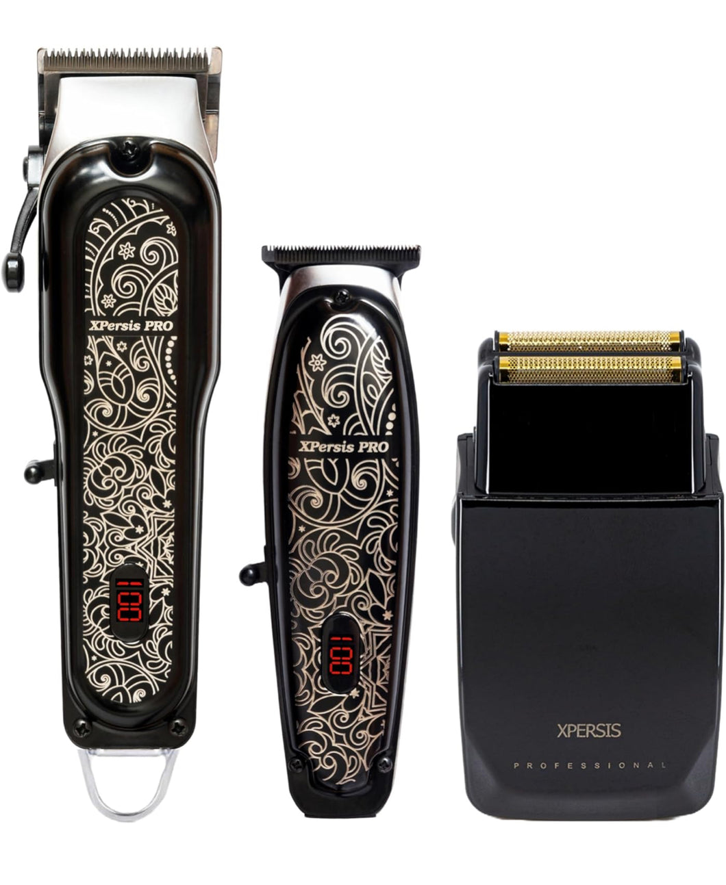 XPERSIS PRO Black Barber Combo & Foil Shaver