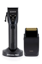 Load image into Gallery viewer, XPERSIS PRO Magnate Cordless Hair Clipper And USB Foil Shaver Combo Black
