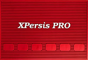 XPERSIS PRO Strong Magnetic Barber Station Mat Anti-skid Silicon Red