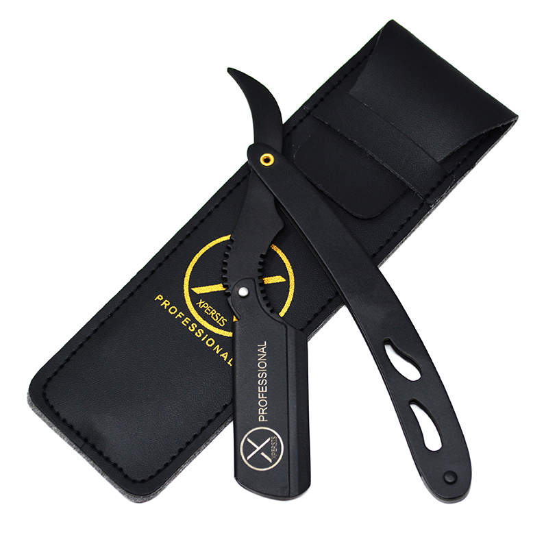 XPERSIS PRO Customized Stainless Steel Matt Black Straight Razor