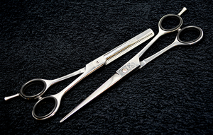 XPERSIS PRO Silver Barber Shear Set