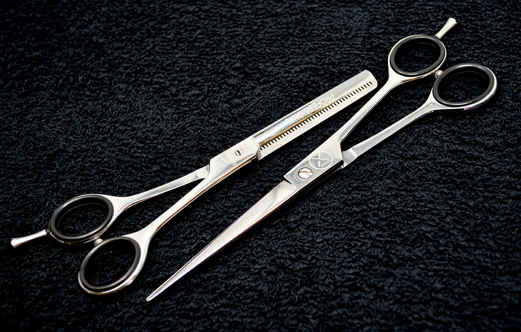 XPERSIS PRO Silver Barber Shear Set