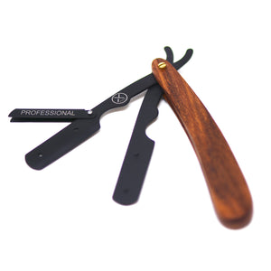 XPERSIS PRO Wooden handle Straight Edge Razor