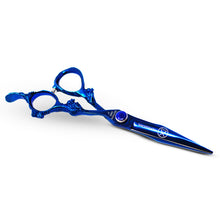 Load image into Gallery viewer, XPERSIS PRO 7″ Blue German Made Barber Hair Cutting Shear
